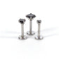 Black CZ Threadless Flat Back Earring: Tragus Piercing Stud - Surgical Steel Push Pin Stud - Tiny Tragus Earring - Cartilage Stud Earring