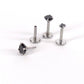 Black CZ Threadless Flat Back Earring: Tragus Piercing Stud - Surgical Steel Push Pin Stud - Tiny Tragus Earring - Cartilage Stud Earring