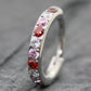 Pink CZ Nose Ring 18G 20G Surgical Steel Hinged Segment Clicker Helix Hoop