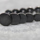 Small Flat Disc Circle Labret Stud • Black Flatback Threadless Earring • Tiny Tragus Earring Piercing Stud • Gold Nose Ring Earring Stack