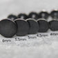 Small Flat Disc Circle Labret Stud • Black Flatback Threadless Earring • Tiny Tragus Earring Piercing Stud • Gold Nose Ring Earring Stack