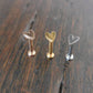 Heart Mini Cartilage Earring Threadless Push Pin Conch Labret Tragus Helix Gold Tone Nose Stud